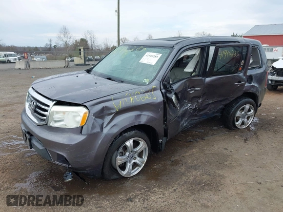 2015 Honda Pilot EX-L z VIN 5FNYF3H54FB023360, wystawiony jako IAAI lot #41910285 z przebiegiem 173 668 mil mil oraz . Historia ofert i sprzedaży dostępna na DreamBid. Obrazek 2.