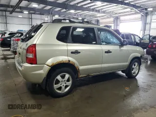2006 Hyundai Tucson GL with VIN KM8JM12B06U262563, listed as a Copart auction lot 72029874 with 213,624 mi miles and Salvage Title. Bid and sale history available at carsss.com. Image 3.