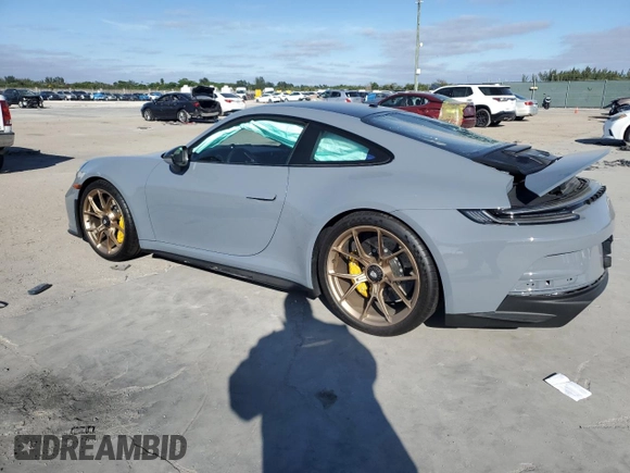 2023 Porsche 911 GT3 with VIN WP0AC2A9XPS270453, listed as a Copart auction lot 87467594 with 4,326 mi miles and Non Repairable. Bid and sale history available at DreamBid. Image 2.