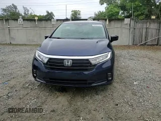 2023 Honda Odyssey EX-L with VIN 5FNRL6H69PB006143, listed as a Copart auction lot 46552245 with 30,674 mi miles and Salvage Title. Bid and sale history available at carsss.com. Image 12.