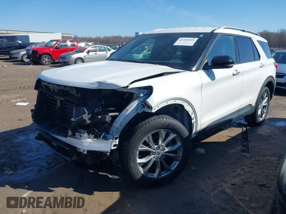 2020 Ford Explorer Limited with VIN 1FMSK8FH5LGA02400, listed as a IAAI auction lot 41769829 with 74,788 mi miles. Bid and sale history available at carsss.com. Image 2.