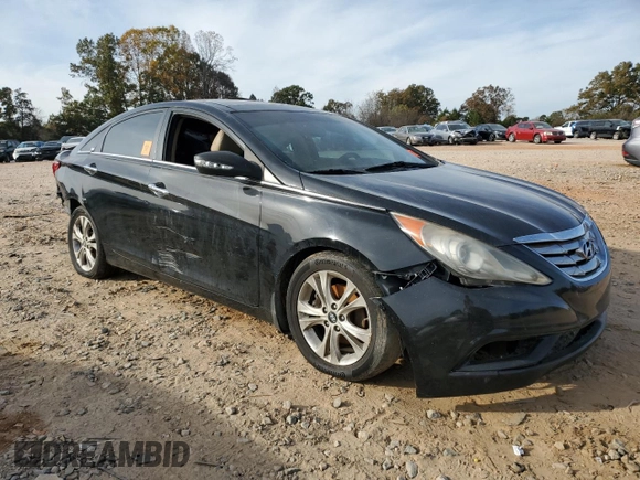 2013 Hyundai Sonata Limited with VIN 5NPEC4ACXDH641341, listed as a Copart auction lot 79415574 with Not Provided miles and Salvage Title. Bid and sale history available at carsss.com. Image 4.