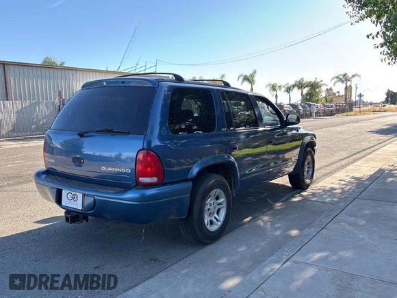 2002 Dodge Durango z VIN 1B4HR48N52F109342, wystawiony jako Copart lot #57185665 z przebiegiem 241 245 mil mil oraz Czysty tytuł • Clean title. Historia ofert i sprzedaży dostępna na DreamBid. Obrazek 4.