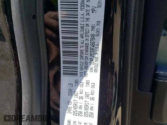 2015 Jeep Cherokee Latitude с VIN 1C4PJMCS9FW667848, выставлен на аукционе Copart как лот 58042765 с пробегом 153 129 миль миль и Списание • Salvage title. История ставок и продаж доступна на DreamBid. Изображение 13.