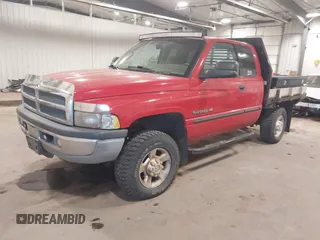 1999 Dodge Ram 2500 with VIN 1B7KF23W2XJ617522, listed as a IAAI auction lot 41442384 with 106,649 mi miles. Bid and sale history available at carsss.com. Image 2.