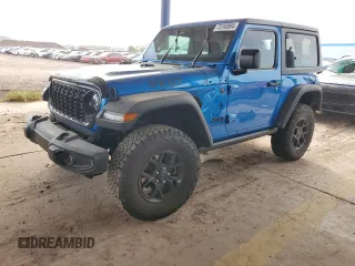 2024 Jeep Wrangler Sport S with VIN 1C4PJXAN8RW169420, listed as a Copart auction lot 62593945 with 5,164 mi miles and Salvage title. Bid and sale history available at DreamBid. Image 1.