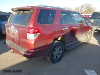 2011 Toyota 4Runner SR5 with VIN JTEZU5JR6B5017554, listed as a IAAI auction lot 41356165 with 212,014 mi miles. Bid and sale history available at carsss.com. Image 4.