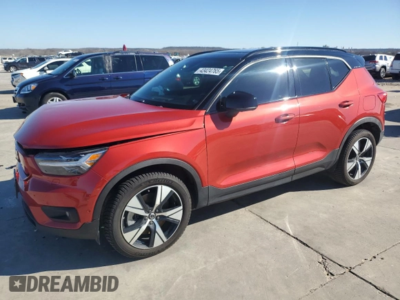 2022 Volvo XC40 Twin Plus z VIN YV4ED3URXN2691650, wystawiony jako Copart lot #43424765 z przebiegiem 47 573 mil mil oraz Szkoda całkowita • Salvage title. Historia ofert i sprzedaży dostępna na DreamBid. Obrazek 1.