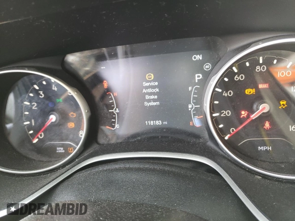 2018 Jeep Compass Latitude with VIN 3C4NJCBB4JT407147, listed as a Copart auction lot 71391764 with 118,183 mi miles and Salvage Title. Bid and sale history available at carsss.com. Image 9.