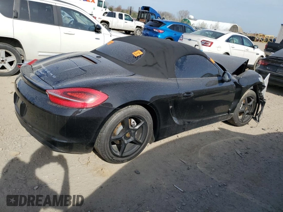 2014 Porsche Boxster with VIN WP0CA2A88ES121977, listed as a Copart auction lot 54177695 with 0 mi miles and Clean Title. Bid and sale history available at carsss.com. Image 3.