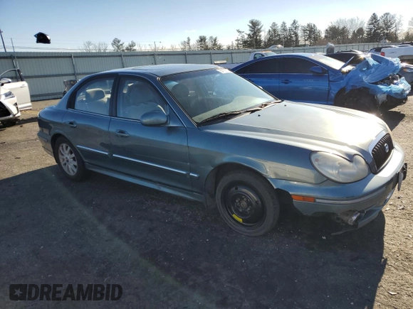 2004 Hyundai Sonata GLS with VIN KMHWF35H04A038428, listed as a Copart auction lot 84709744 with 126,821 mi miles and Salvage Title. Bid and sale history available at carsss.com. Image 4.