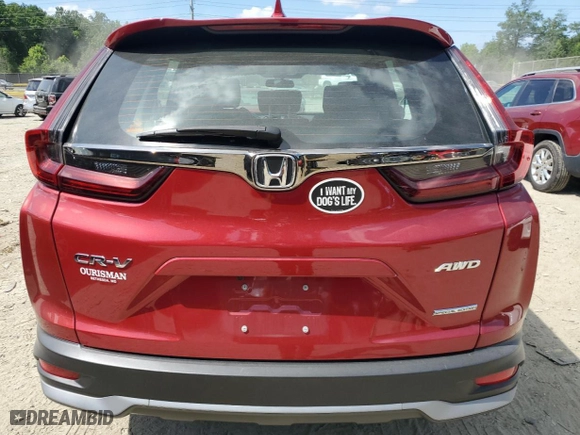 2022 Honda CR-V Special Edition with VIN 2HKRW2H73NH640667, listed as a Copart auction lot 59748364 with 37,116 mi miles and Salvage Title. Bid and sale history available at carsss.com. Image 6.