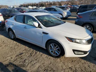 2013 Kia Optima LX with VIN 5XXGM4A72DG233047, listed as a Copart auction lot 46324185 with 137,128 mi miles and Salvage Title. Bid and sale history available at carsss.com. Image 4.