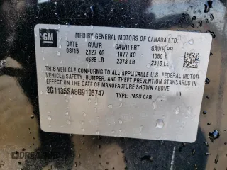 2016 Chevrolet Impala with VIN 2G1135SA8G9105747, listed as a Copart auction lot 75636714 with 151,602 mi miles and Salvage Title. Bid and sale history available at DreamBid. Image 12.