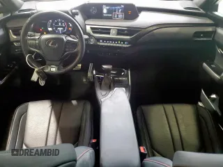 2019 Lexus UX 200 with VIN JTHY3JBH8K2000465, listed as a Copart auction lot 56873895 with 74,574 mi miles and Salvage title. Bid and sale history available at DreamBid. Image 8.