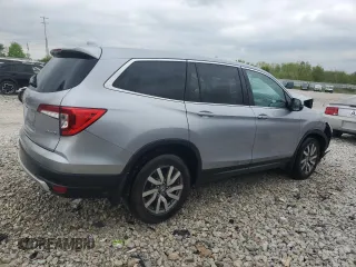 2019 Honda Pilot EX-L with VIN 5FNYF6H55KB049302, listed as a Copart auction lot 56632135 with Not provided miles and Salvage title. Bid and sale history available at DreamBid. Image 3.