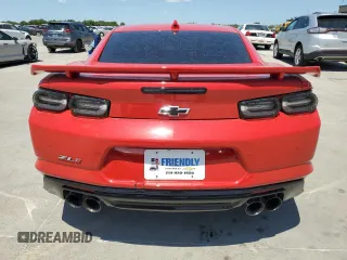 2023 Chevrolet Camaro ZL1 with VIN 1G1FK1R61P0128493, listed as a Copart auction lot 67058044 with 6,194 mi miles and Salvage title. Bid and sale history available at DreamBid. Image 6.