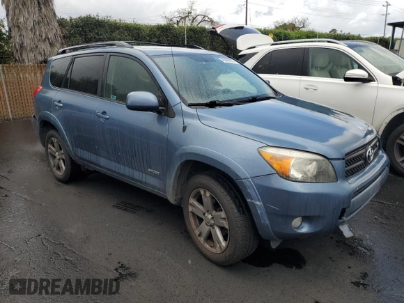 2008 Toyota RAV4 Sport with VIN JTMBK32V585043843, listed as a Copart auction lot 49446975 with 239,523 mi miles and Salvage Title. Bid and sale history available at carsss.com. Image 4.