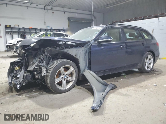 2014 BMW 3 Series 328i xDrive with VIN WBA3G7C50EKN37954, listed as a Copart auction lot 87295994 with 172,600 mi miles and Salvage Title. Bid and sale history available at carsss.com. Image 1.