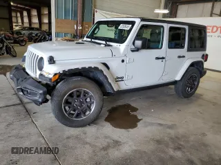 2021 Jeep Wrangler Unlimited 80th Anniversary с VIN 1C4HJXDG4MW636892, выставлен на аукционе Copart как лот 63508455 с пробегом 29 208 миль миль и Списание • Salvage title. История ставок и продаж доступна на DreamBid. Изображение 1.