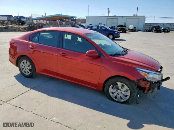 2020 Kia Rio S with VIN 3KPA24AD6LE334360, listed as a Copart auction lot 45738515 with 145,932 mi miles and Salvage Title. Bid and sale history available at carsss.com. Image 4.