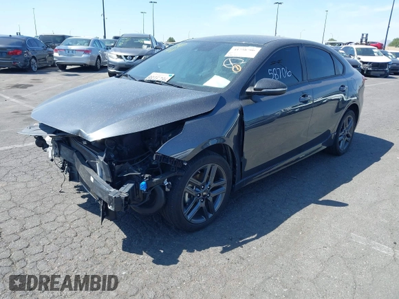 2020 Kia Forte GT-Line with VIN 3KPF34AD5LE251781, listed as a IAAI auction lot 41758706 with 64,323 mi miles. Bid and sale history available at carsss.com. Image 2.