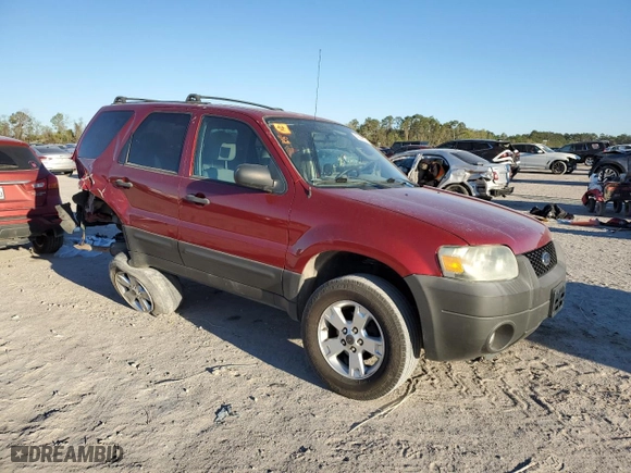 2007 Ford Escape XLT with VIN 1FMYU03117KA13412, listed as a Copart auction lot 49840615 with 120,395 mi miles and Salvage Title. Bid and sale history available at carsss.com. Image 4.