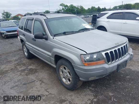 2000 Jeep Grand Cherokee Laredo with VIN 1J4GW48N9YC191779, listed as a IAAI auction lot 42378307 with 224,836 mi miles and . Bid and sale history available at DreamBid. Image 1.