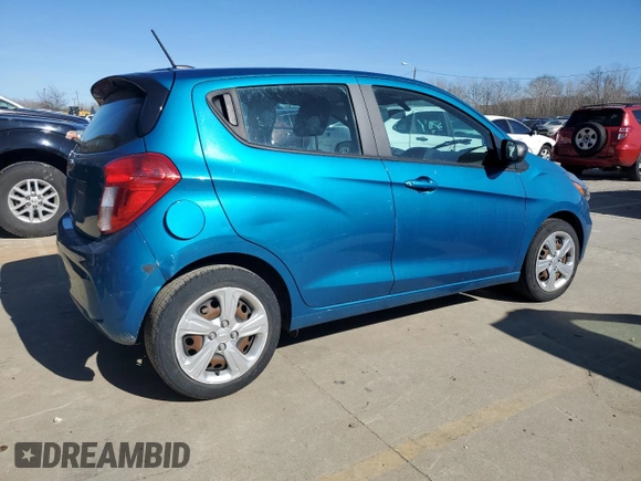 2020 Chevrolet Spark LS with VIN KL8CB6SA3LC465755, listed as a Copart auction lot 47277355 with 40,047 mi miles and Salvage Title. Bid and sale history available at carsss.com. Image 3.