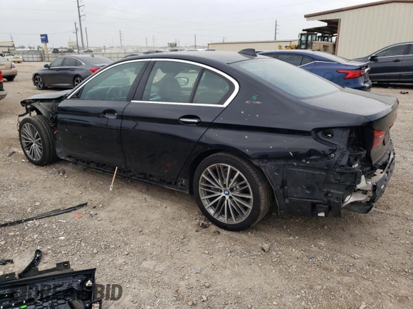2018 BMW 5 Series 530e xDrive with VIN WBAJB1C54JG624157, listed as a Copart auction lot 51485545 with 111,659 mi miles and Salvage Title. Bid and sale history available at carsss.com. Image 2.