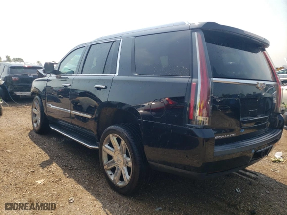 2017 Cadillac Escalade Luxury with VIN 1GYS4BKJ2HR369359, listed as a Copart auction lot 64617964 with 105,931 mi miles and Salvage Title. Bid and sale history available at carsss.com. Image 2.