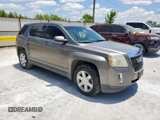 2011 GMC Terrain SLE-1 with VIN 2CTALMEC6B6246751, listed as a Copart auction lot 62126635 with 151,256 mi miles and Salvage title. Bid and sale history available at DreamBid. Image 4.