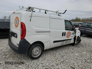 2019 Ram ProMaster City Cargo Tradesman with VIN ZFBHRFAB1K6M85134, listed as a Copart auction lot 51409354 with 188,019 mi miles and Non Repairable. Bid and sale history available at DreamBid. Image 3.
