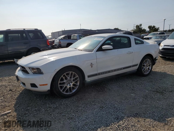 2012 Ford Mustang Premium with VIN 1ZVBP8AMXC5256770, listed as a Copart auction lot 63042445 with 101,849 mi miles and Salvage title. Bid and sale history available at DreamBid. Image 1.