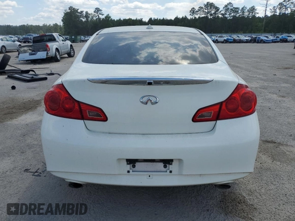 2013 Infiniti G37 Journey with VIN JN1CV6AP0DM724222, listed as a Copart auction lot 54748735 with 169,535 mi miles and Clean Title. Bid and sale history available at DreamBid. Image 6.