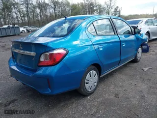 2024 Mitsubishi Mirage G4 ES with VIN ML32FUFJ2RHF16976, listed as a IAAI auction lot 42033624 with 3,983 mi miles. Bid and sale history available at carsss.com. Image 4.