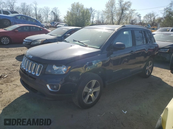 2016 Jeep Compass High Altitude Edition with VIN 1C4NJDEB2GD730001, listed as a Copart auction lot 47213443 with 108,977 mi miles. Bid and sale history available at carsss.com. Image 1.