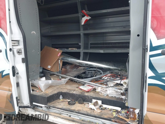 2021 Ford Transit Cargo with VIN 1FTBR1C82MKA29547, listed as a IAAI auction lot 41690266 with 90,380 mi miles and . Bid and sale history available at DreamBid. Image 8.