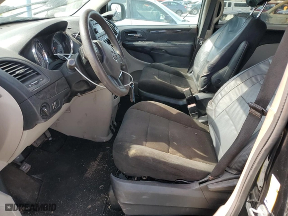 2012 Dodge Grand Caravan SE with VIN 2C4RDGBG8CR312124, listed as a Copart auction lot 49999915 with 0 mi miles and Salvage Title. Bid and sale history available at carsss.com. Image 7.