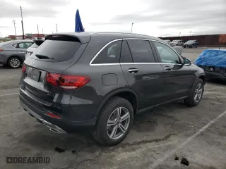 2022 Mercedes-Benz GLC with VIN W1N0G8DB2NV360833, listed as a Copart auction lot 48511955 with 17,927 mi miles and Salvage Title. Bid and sale history available at carsss.com. Image 3.