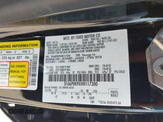 2017 Ford Fusion Titanium with VIN 3FA6P0K9XHR117300, listed as a IAAI auction lot 42731703 with 47,276 mi miles and . Bid and sale history available at DreamBid. Image 9.