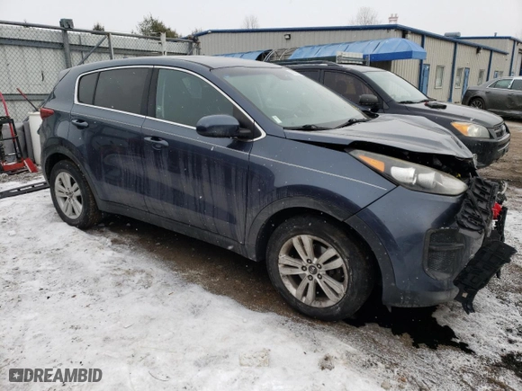 2017 Kia Sportage LX with VIN KNDPM3AC1H7117635, listed as a Copart auction lot 88633825 with 120,793 mi miles and Salvage Title. Bid and sale history available at carsss.com. Image 4.