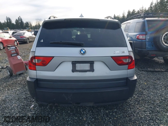 2004 BMW X3 2.5i with VIN WBXPA73454WB29718, listed as a IAAI auction lot 41203179 with 1 mi miles. Bid and sale history available at carsss.com. Image 17.