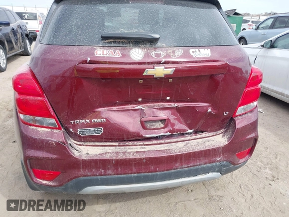 2017 Chevrolet Trax LT with VIN 3GNCJPSB5HL262068, listed as a IAAI auction lot 41904657 with 132,559 mi miles. Bid and sale history available at carsss.com. Image 17.