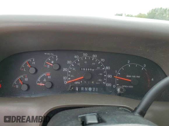 2001 Ford F-350 XL with VIN 3FTSW30F51MA57578, listed as a Copart auction lot 80559194 with 153,985 mi miles and Salvage Title. Bid and sale history available at DreamBid. Image 9.