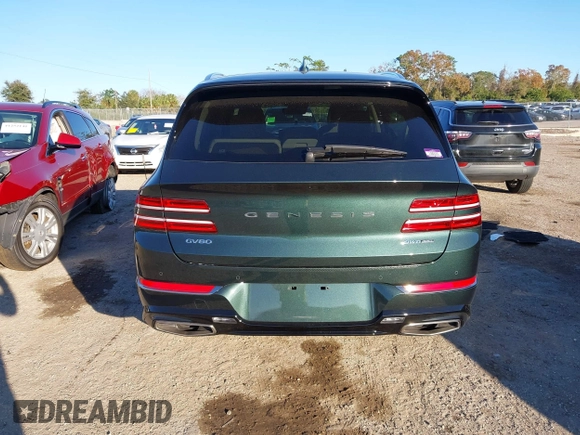 2021 Genesis GV80 with VIN KMUHCESC7MU072310, listed as a IAAI auction lot 41213884 with 18,480 mi miles and . Bid and sale history available at DreamBid. Image 16.