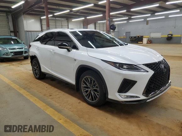 2022 Lexus RX with VIN 2T2YZMDA2NC339368, listed as a Copart auction lot 50353415 with 19,733 mi miles and Salvage Title. Bid and sale history available at carsss.com. Image 4.