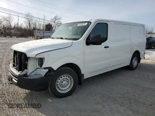 2019 Nissan NV S with VIN 1N6BF0KM6KN806581, listed as a Copart auction lot 45208285 with 162,933 mi miles and Salvage Title. Bid and sale history available at carsss.com. Image 1.