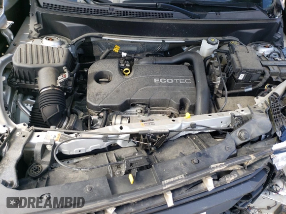 2022 GMC Terrain SLE with VIN 3GKALMEVXNL128557, listed as a Copart auction lot 47608065 with 43,595 mi miles and Salvage title. Bid and sale history available at DreamBid. Image 12.