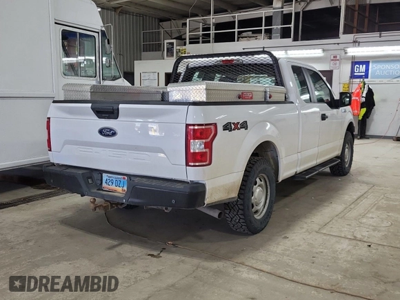 2019 Ford F-150 XL with VIN 1FTEX1EB5KKD65329, listed as a IAAI auction lot 42248487 with 127,011 mi miles and . Bid and sale history available at DreamBid. Image 31.